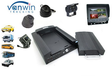 4G موبايل AHD مسجل 1080P / 720P سيارة DVR الصندوق الأسود GPS مع كاميرا 4CH