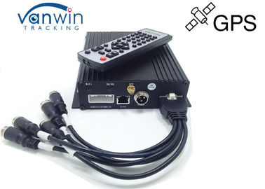 4CH الجيل الثالث 3G سيارة نظام تحديد المواقع DVR WIFI AHD ، 720P ميجا بكسل مصغرة بطاقة الذاكرة الرقمية المؤمنة DVR