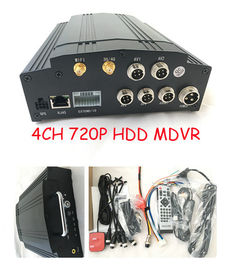 4G HDD SD GPS Bus مركبة موبايل DVR مسجل 720P مع زر الذعر