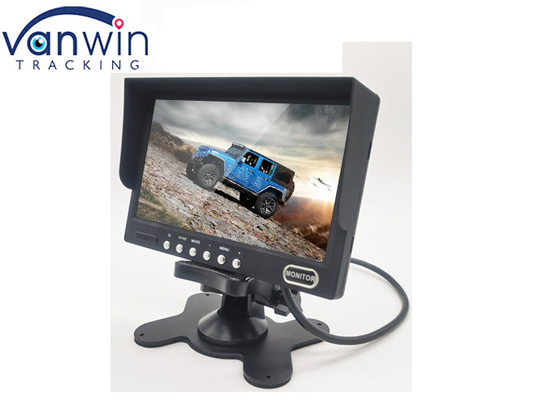 7 بوصة مركبة على داش النسخ الاحتياطي مراقب رقمي TFT LCD 2 إدخال الفيديو لكاميرا Mdvr