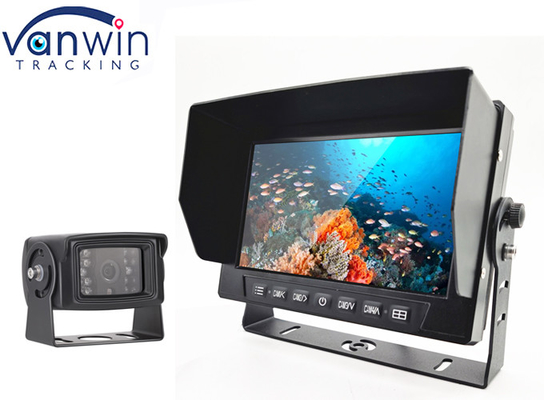 شاشة TFT LCD ملونة مقاومة للماء لركن السيارة الخلفي للسيارة مقاس 7 بوصة