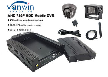 12 V سيارة CCTV DVR نظام 720P موبايل DVR AHD 1.3MP كاميرات مراقبة