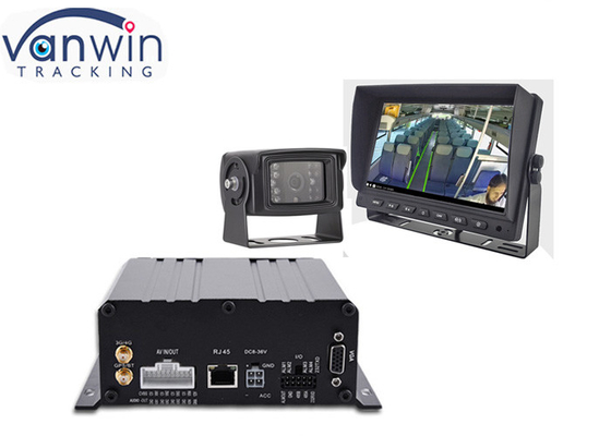 G.726 Audio GPS 4 Channel Mobile DVR مع إدارة أسطول المركبات