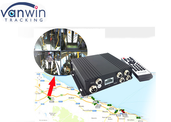 AHD 1080P 4G GPS SD bus dvr المحمول مع نظام مراقبة مستوى الوقود wifi