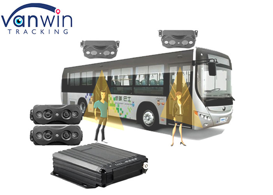 4CH 4G Bus People Counter MDVR System لإدارة أسطول الحافلات