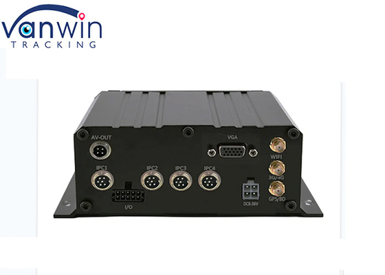 1080P MNVR GPS Tracking 4 قناة موبايل DVR لإدارة أسطول المركبات