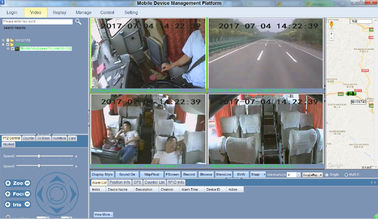 4 قناة 12V 24V HD مسجل فيديو MDVR مع نظام مراقبة التعب السائق