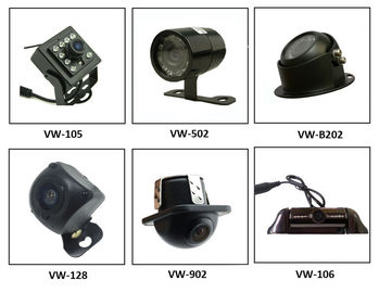 سيارة أجرة الكاميرا الخفية نظام DVR ، أمامية أو كاميرا الرؤية الخلفية مع 6 أضواء الأشعة تحت الحمراء