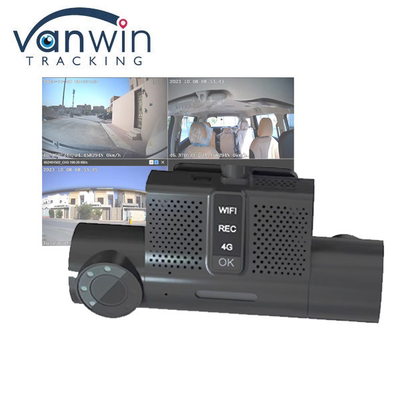 مسجل كاميرا 2CH محمول صغير الحجم مع وظيفة 3G / 4G WIFI GPS للتاكسي أو الحافلة
