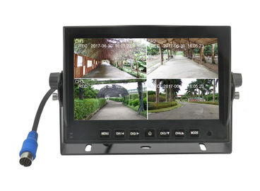 7 &amp;#39;&amp;#39; رباعية AHD DVR TFT سيارة مراقب دعم 4PCS 720P كاميرات HDD تسجيل