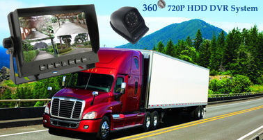 7 بوصة 4CH HD مراقب DVR مسجل فيديو 720P مع 4 كاميرات للسيارات الزراعية