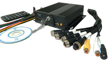 4CH فتحات SD مزدوجة مسجل فيديو رقمي 1080P GPS WIFI 4G MDVR مع VGA ، RJ45 ، الاتصال الداخلي