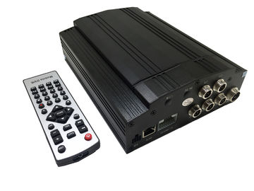 4G 4 قناة GPS فيديو نظام DVR السيارة مع 2 تيرا HDD التخزين 4 كاميرات RS232 MDVR