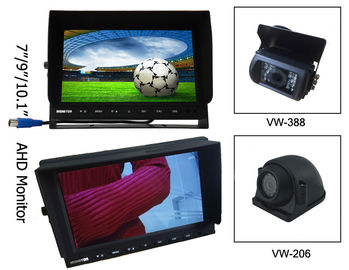 9inch HD سيارة كاميرا مراقبة LCD مع المدخلات AV 3CH للاستخدام التجاري / السيارة