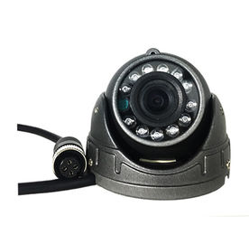NTSC / PAL CCD 600TVL 1080P AHD كاميرا قبة للسيارة مع ضوء النجوم