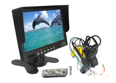 رباعية شاشات الكريستال السائل tft سيارة شاشة 7 بوصة مع 4 مدخلات كاميرات الفيديو