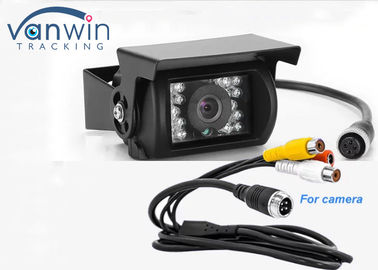 4pin HD كاميرا احتياطية للماء لشاحنة / حافلة / فان مع 18 جهاز كمبيوتر شخصى أضواء الأشعة تحت الحمراء 4pin HD كاميرا احتياطية للماء لشاحنة
