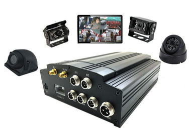 G- الاستشعار المحمولة سيارة مسجل فيديو رقمي 4ch HDD DVR مع CE / FCC