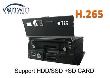 مستشعر الوقود H.265 HDD 4 Channel 1080P RJ45 Port HD Mobile DVR مع كشف الحركة