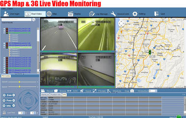4CH 4G GPS GPS في الوقت الحقيقي فيديو سيارة MDVR للمركبات مع إنذار GSM المهنية