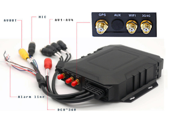 4CH AHD 1080P School Bus Mobile DVR Kit حل مراقبة المركبات