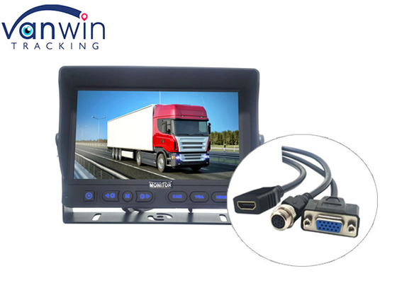 Android VGA HDMI Input AV TFT شاشة السيارة لعرض فيديو HD MDVR