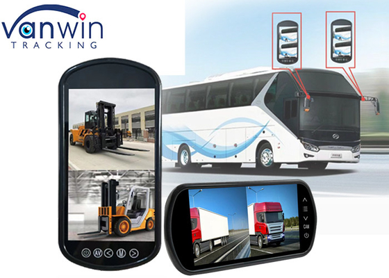 الرؤية الخلفية TFT Car Monitor VGA الإدخال مع عرض تسجيل مزدوج