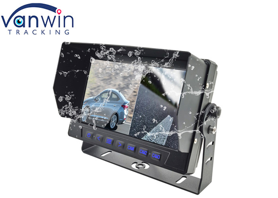 شاشة سيارة AHD 2 سبليت مقاومة للماء 1080P مع IP69K7 بوصة
