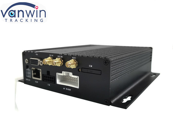 1080P AHD أمان مزدوج SD DVR المحمول 4Ch GPS 3G 4G Wifi لأسطول الحافلات