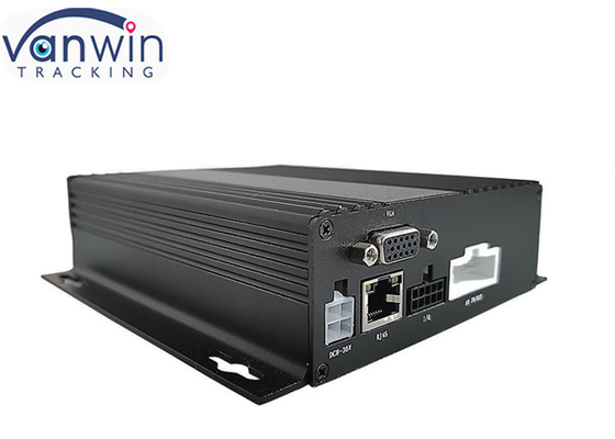 1080P AHD أمان مزدوج SD DVR المحمول 4Ch GPS 3G 4G Wifi لأسطول الحافلات