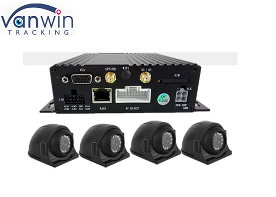 AHD 1080P 4G بطاقة SD مزدوجة 4ch GPS
