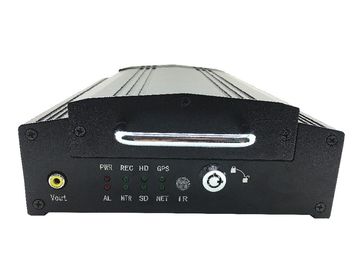 4G موبايل AHD مسجل 1080P / 720P سيارة DVR الصندوق الأسود GPS مع كاميرا 4CH