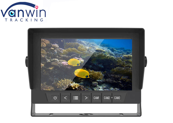 شاشة TFT LCD ملونة مقاومة للماء لركن السيارة الخلفي للسيارة مقاس 7 بوصة