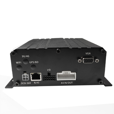 4G فيديو مباشر 6CH HDD مركبة CCTV DVR جهاز تتبع GPS