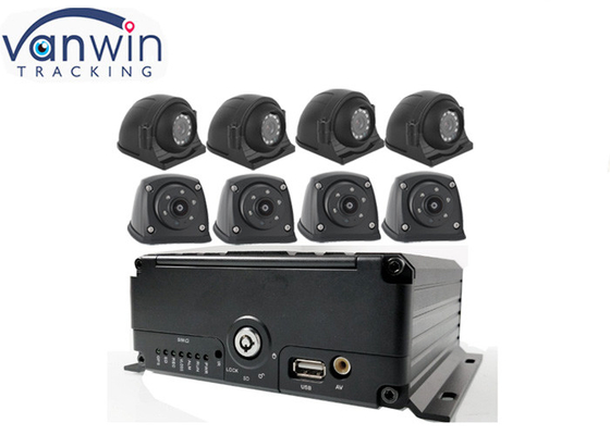 8CH HDD SSD SD Cardvehicle dvr مع نظام تحديد المواقع 4G WIFI إنذار