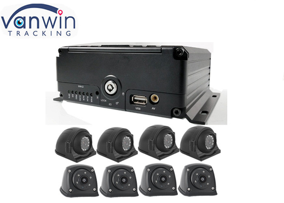 8CH HDD SSD SD Cardvehicle dvr مع نظام تحديد المواقع 4G WIFI إنذار