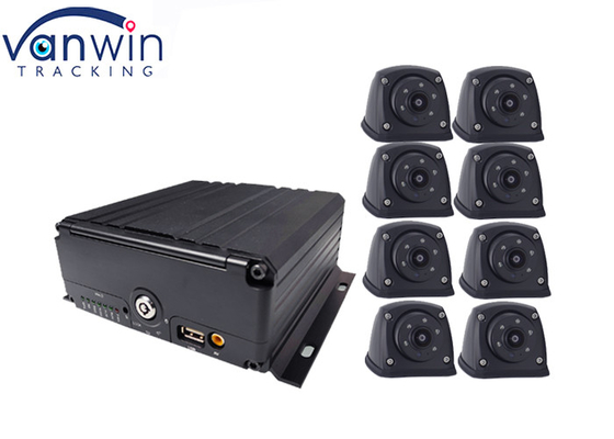 8CH HDD SSD SD Cardvehicle dvr مع نظام تحديد المواقع 4G WIFI إنذار