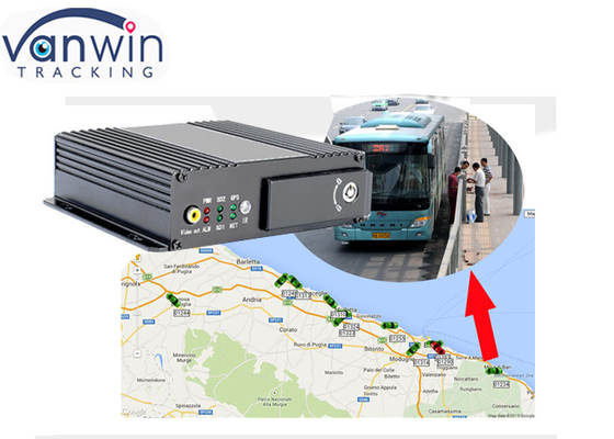 4G GPS مزدوج SD 8 قناة شبكة متضمنة DVR AHD 1080P للحافلة العامة