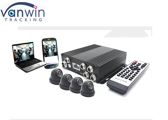نظام مراقبة فيديو 4G لاسلكي GPS بطاقة SD DVR لإدارة أسطول المركبات