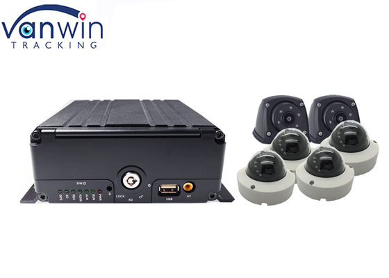 نظام الكاميرا الأمنية 6ch 4G AHD 1080P يتصل بالهاتف لإدارة أسطول المركبات