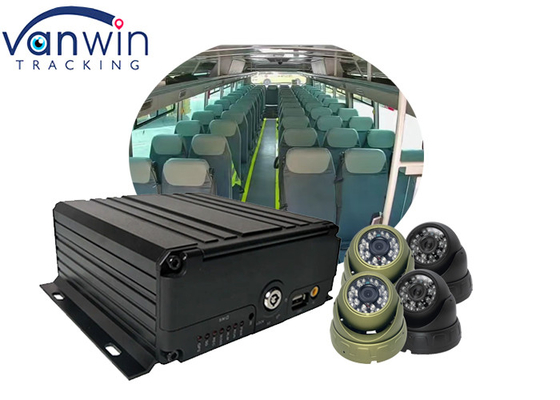 1080P MNVR GPS تعقب 4 قناة الشبكة DVR المحمولة لإدارة أسطول المركبات