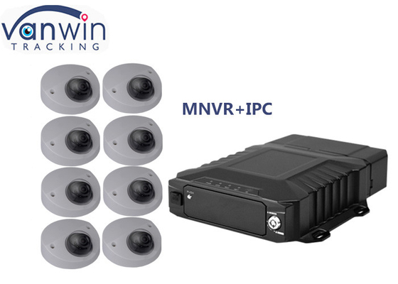 1080P IP MNVR 4 قناة DVR المحمول مع GPS 4G WIFI AI نظام حساب الأشخاص في الحافلات