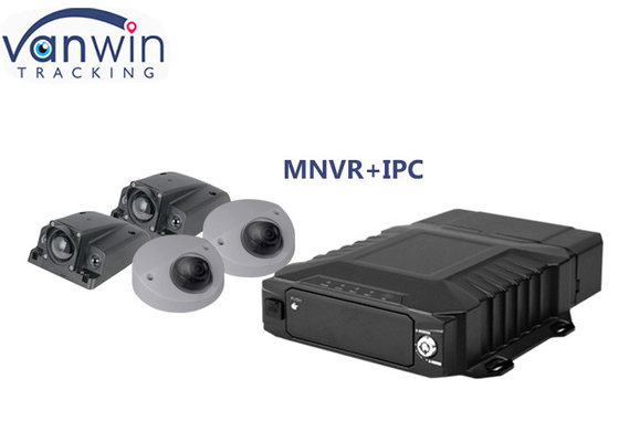 1080P IP MNVR 4 قناة DVR المحمول مع GPS 4G WIFI AI نظام حساب الأشخاص في الحافلات