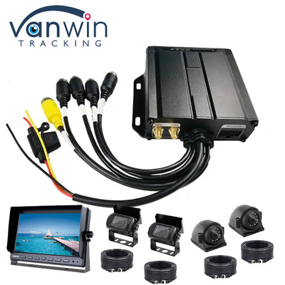 4 قنوات DVR SD مسجل فيديو رقمي أجهزة تتبع GPS للسيارات