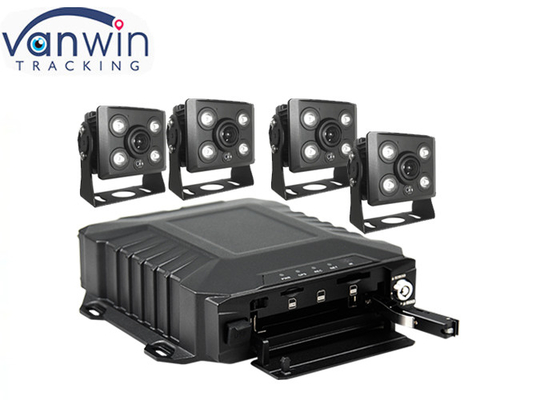 GPS WIFI 4CH 720p 1080p 3G DVR المحمول للحافلة سيارة أجرة شاحنة