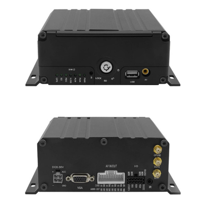 نظام DVR المحمول 4 قناة 1080P H.265 HDD AHD مركبة سيارة DVR مقاطع فيديو للشاحنة الحافلة كامير فان
