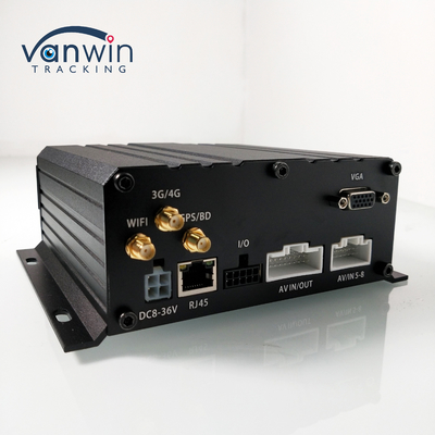 8-قناة القرص الصلب بطاقة SD DVR المحمول H.264 MDVR للسيارات لمراقبة سلامة المركبات