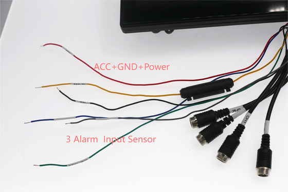 جهاز تسجيل بطاقة SD 4G مع 4 قنوات وموقع GPS