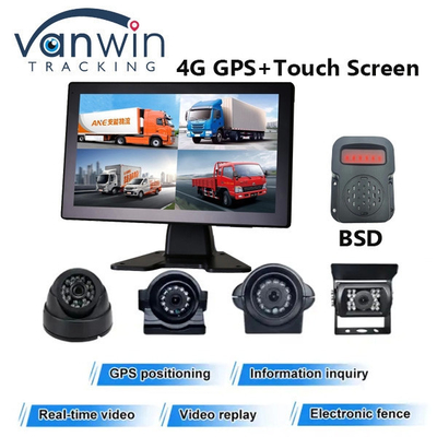 جهاز تسجيل بطاقة SD 4G مع 4 قنوات وموقع GPS