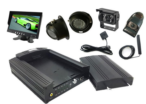 الحافلات HD المحمول DVR 4G LTE GPS WIFI 4CH 1080P HDD / SSD RJ45 منفذ الشبكة مع في canbus
